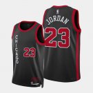 Chicago Bulls #23 Michael Jordan Men's Black Basketball Jersey