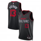 Miami Heat #13 Bam Adebayo Men's Black Basketball Jersey