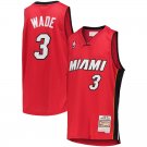 Miami Heat #3 Dwyane Wade Men's Red Basketball Jersey