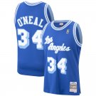 Los Angeles Lakers #34 Shaquille O'Neal Men's Blue Basketball Jersey