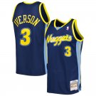 Denver Nuggets #3 Allen Iverson Men's Blue Basketball Jersey