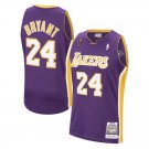 Los Angeles Lakers #24 Kobe Bryant Men's Purple Basketball Jersey