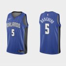 Orlando Magic #5 Paolo Banchero Men's Blue Basketball Jersey