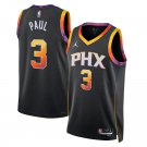Phoenix Suns #3 Chris Paul Men's Black Basketball Jersey