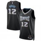 Memphis Grizzlies #12 Ja Morant Men's Black Basketball Jersey