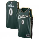 Boston Celtics #0 Jayson Tatum Men's Green Basketball Jersey
