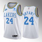 Los Angeles Lakers #24 Kobe Bryant Men's White Basketball Jersey