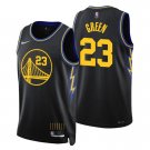 Golden State Warriors #23 Draymond Green Men's Black Basketball Jersey