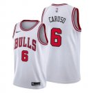 Chicago Bulls #6 Alex Caruso Men's White Basketball Jersey