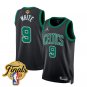 Men's Boston Celitics  #7 Jaylen Brown 2024 Finals Statement Black Basketball Stiched Jersey