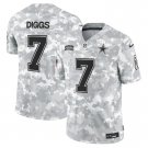 Men's #7 Trevon Diggs Dallas Cowboys Salute To Service 2024 Vapor Limited Jersey -  Arctic Camo