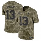 Men's #13 Michael Gallup Dallas Cowboys Salute To Service 2024 Vapor Limited Jersey - Olive Camo