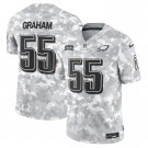 Men's #55 Brandon Graham Philadelphia Eagles Salute To Service 2024 Jersey - Arctic Camo