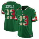 Men's #23 Rico Dowdle Dallas Cowboys Mexico Green Football Stitched Jersey