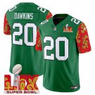 Men's #20 Brian Dawkins Philadelphia Eagles Super Bowl Kelly Green Stitched Football Jersey