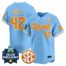 Men's Tennessee Volunteers #42 Amayah Doyle Softball 2025 Blue Baseball Stitched Jersey