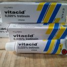 3 vitacid 0,025% 20g retinoid acid vitamin A acne treatment blemish control