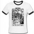 Bloodborne cleric monster ringer tee let the hunt begin t-shirt S M L XL 2XL 3XL