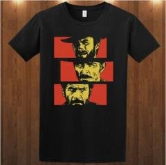 The Good, the Bad and the Ugly tee clint eastwood T-shirt S M L XL 2XL 3XL