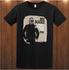 Boz Scaggs tee North US tour 2016 blues rock singer T-shirt S M L XL 2XL 3XL
