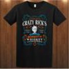 Rick And Morty tee crazy Rick S whiskey S M L XL 2XL 3XL T-shirt