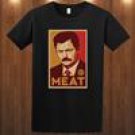 RON SWANSON Obey MEAT tee parks and recreation movie S M L XL 2XL 3XL t-shirt