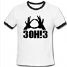 3Oh!3 ringer Tees electronic music duo Sean Foreman S M L XL 2XL T-shirt