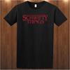 Rick And Morty tee stranger things mashup Schwifty things S M L XL 2-3XL T-shirt