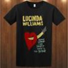Lucinda Williams tee folk rock singer S M L XL 2XL 3XL T-shirt Elvis Costello