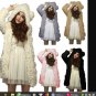 Casual Noble Fall Winter Warm Hooded Furry Coat