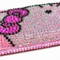 Pink Hello Kitty Bling Crystal Case Cover for HTC G7 Desire