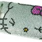 Silver Hello Kitty Bling Crystal Case Cover for HTC G7 Desire