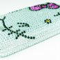 Silver Hello Kitty Bling Crystal Case Cover for HTC G7 Desire
