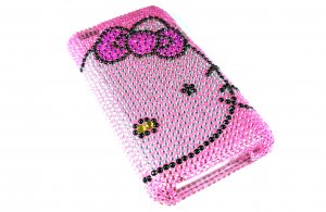 Pink Hello Kitty Bling Crystal Case Cover for Apple iPod Touch 4 iTouch 4