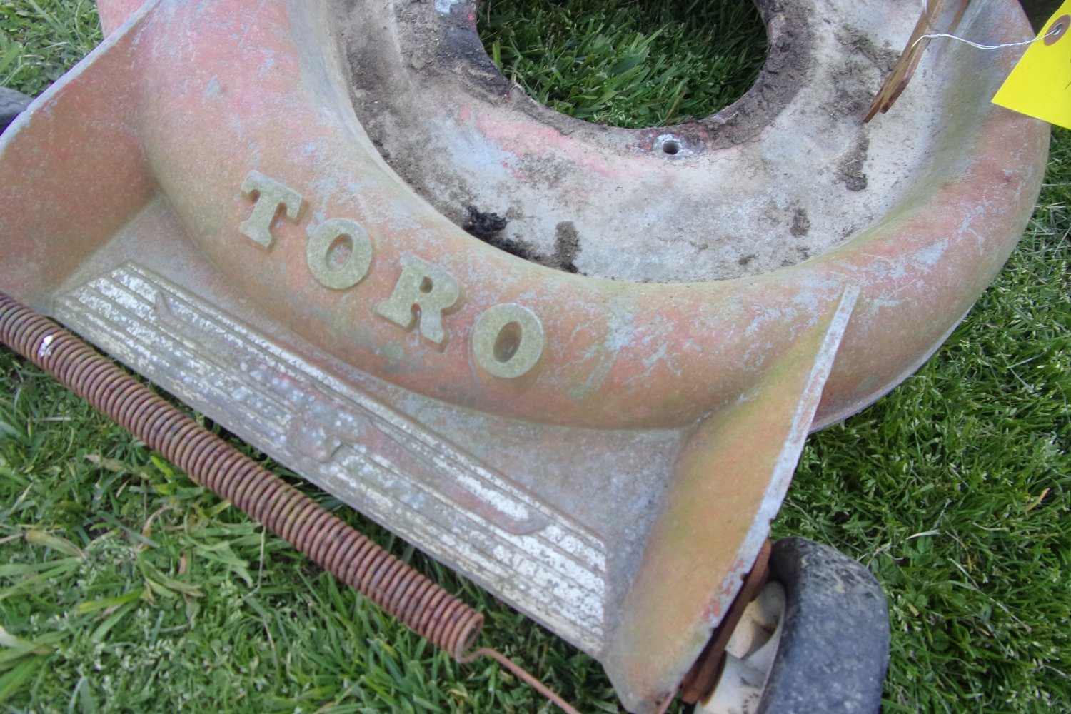 Antique Toro 19 Inch Push Mower Deck