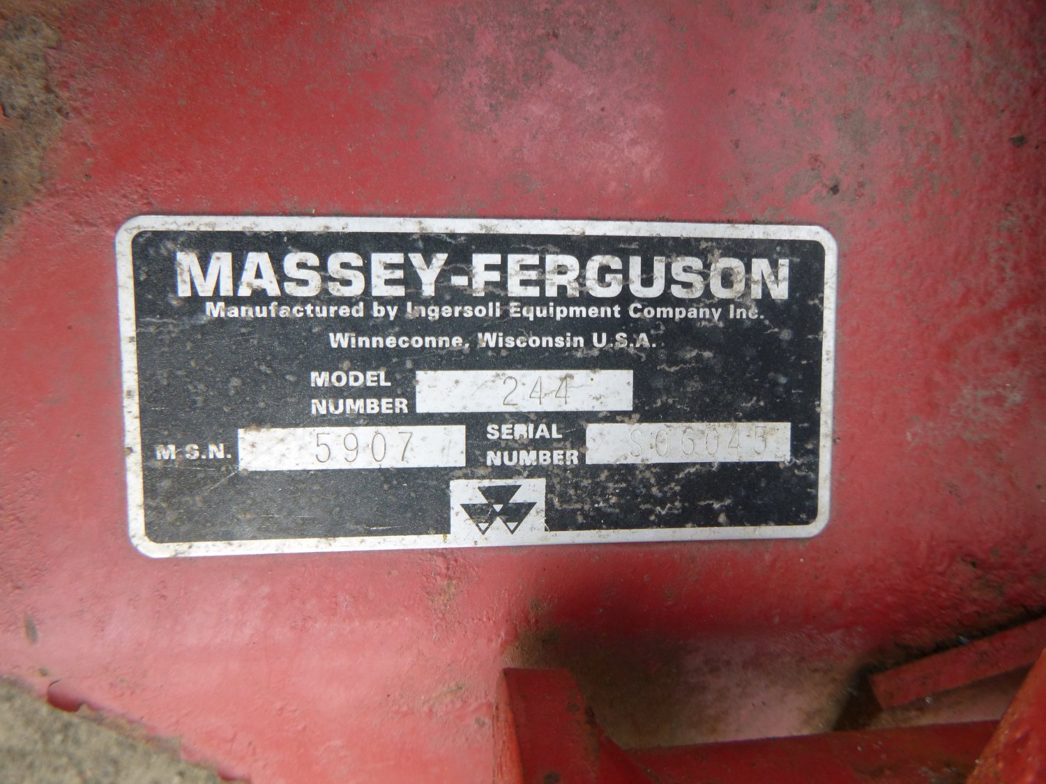 Massey Ferguson 244 Mower Deck