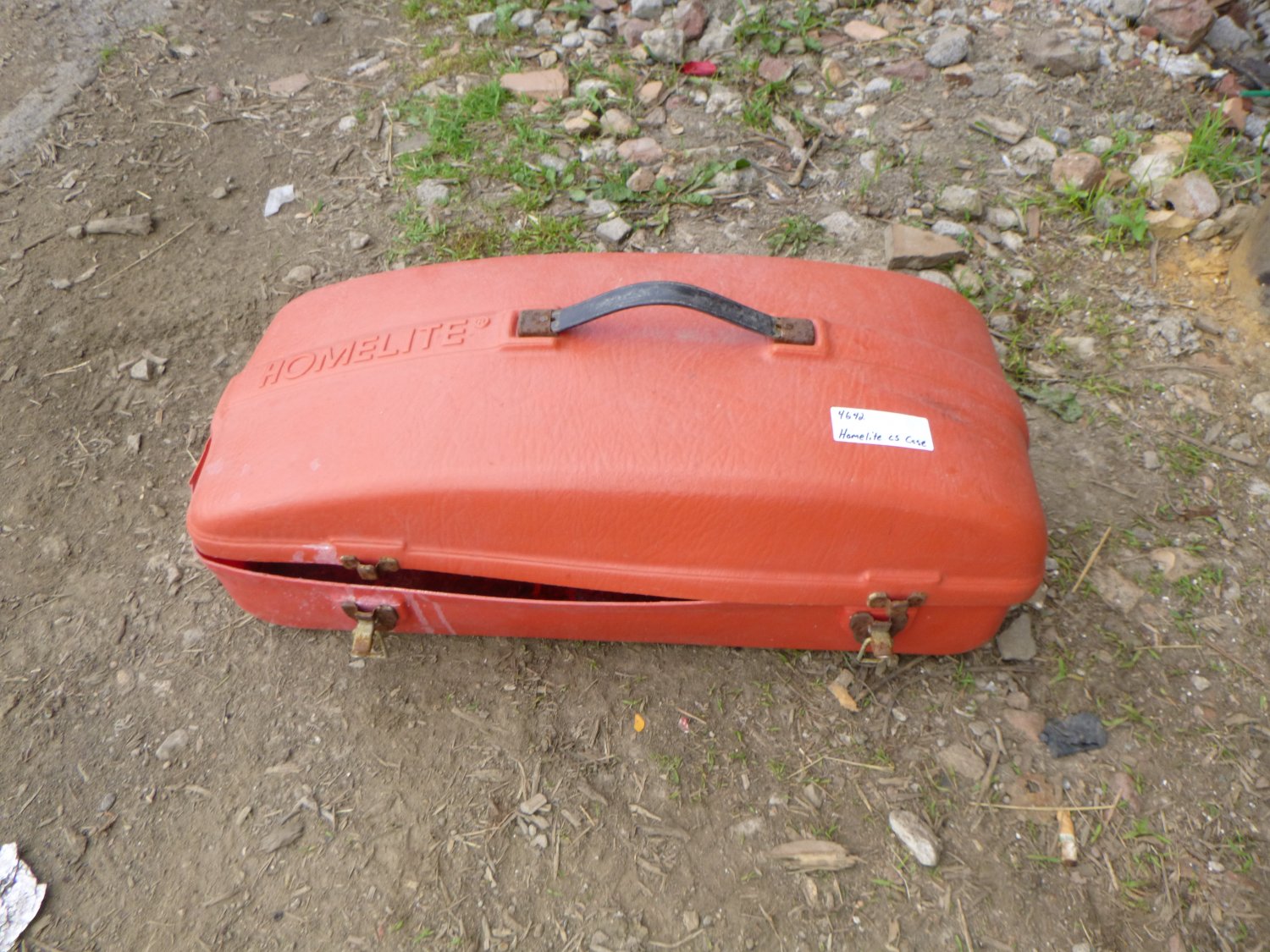 Vintage Square Plastic Homelite Chainsaw Case