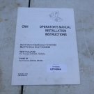 CNH Quickhitch & Subframe 715451056 Operators Manual