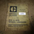 Caterpillar 920, 930 Wheel Loader Lube & Maintenance Manual
