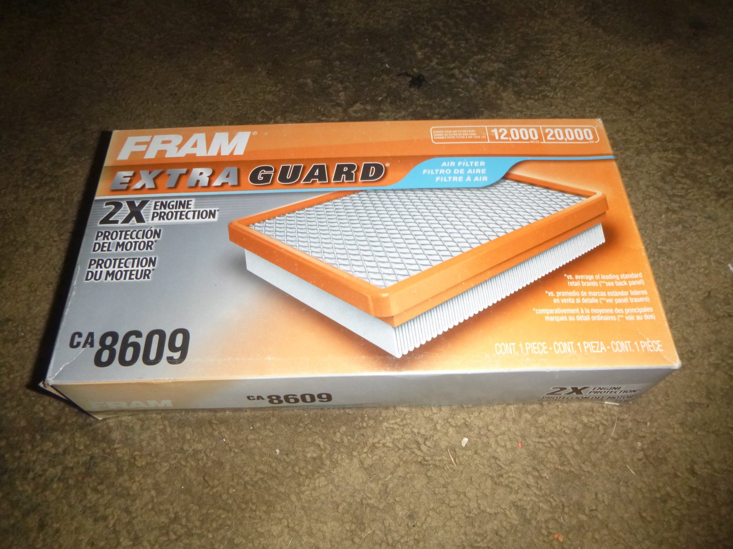 Air Filter-Extra Guard Fram CA8609