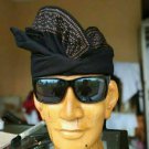 Udeng Black Ethnic Bali Hat Cap Cotton New adjustabe