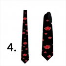 Necktie with akatsuki clouds