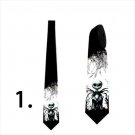 Necktie with Jack skellington and the bride for Halloween theme party