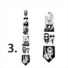 Necktie with Jack skellington and the bride for Halloween theme party