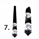 Necktie with Jack skellington and the bride for Halloween theme party