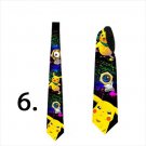 Necktie with pokemons pikachu