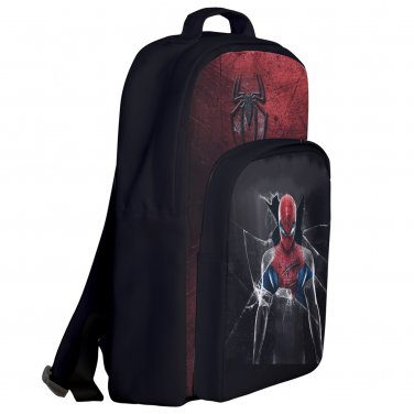 Backpack for school and travel with spiderman