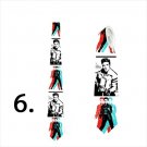 Necktie with Elvis and rock and roll