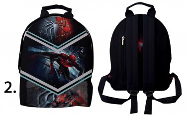 Backpack for school and travel with spiderman