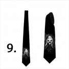 Necktie with nun comic horror for Halloween theme party